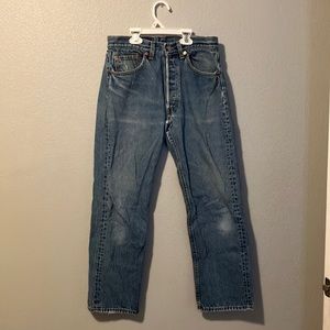 vintage levis straight leg jeans